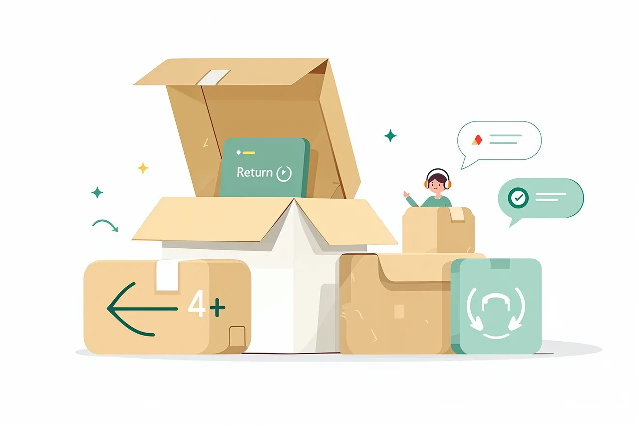Returns, damage, and complaint processes fully automated end to end
